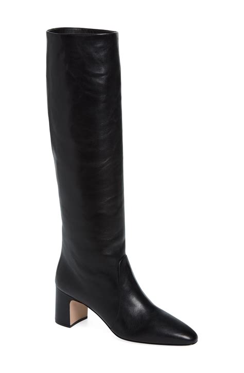 Tronchetti Block Heel Knee High Boot (Women) 